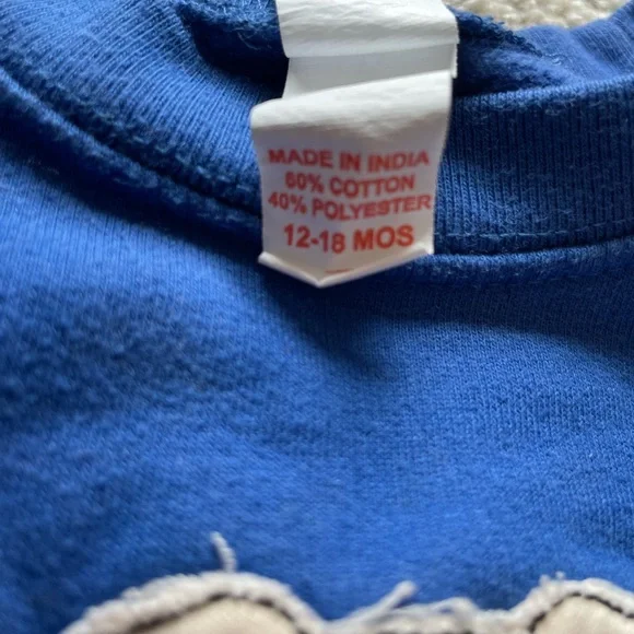 Toddler Embroidered Crewneck - Farm theme e-i-e-i-o - Picture 4 of 5